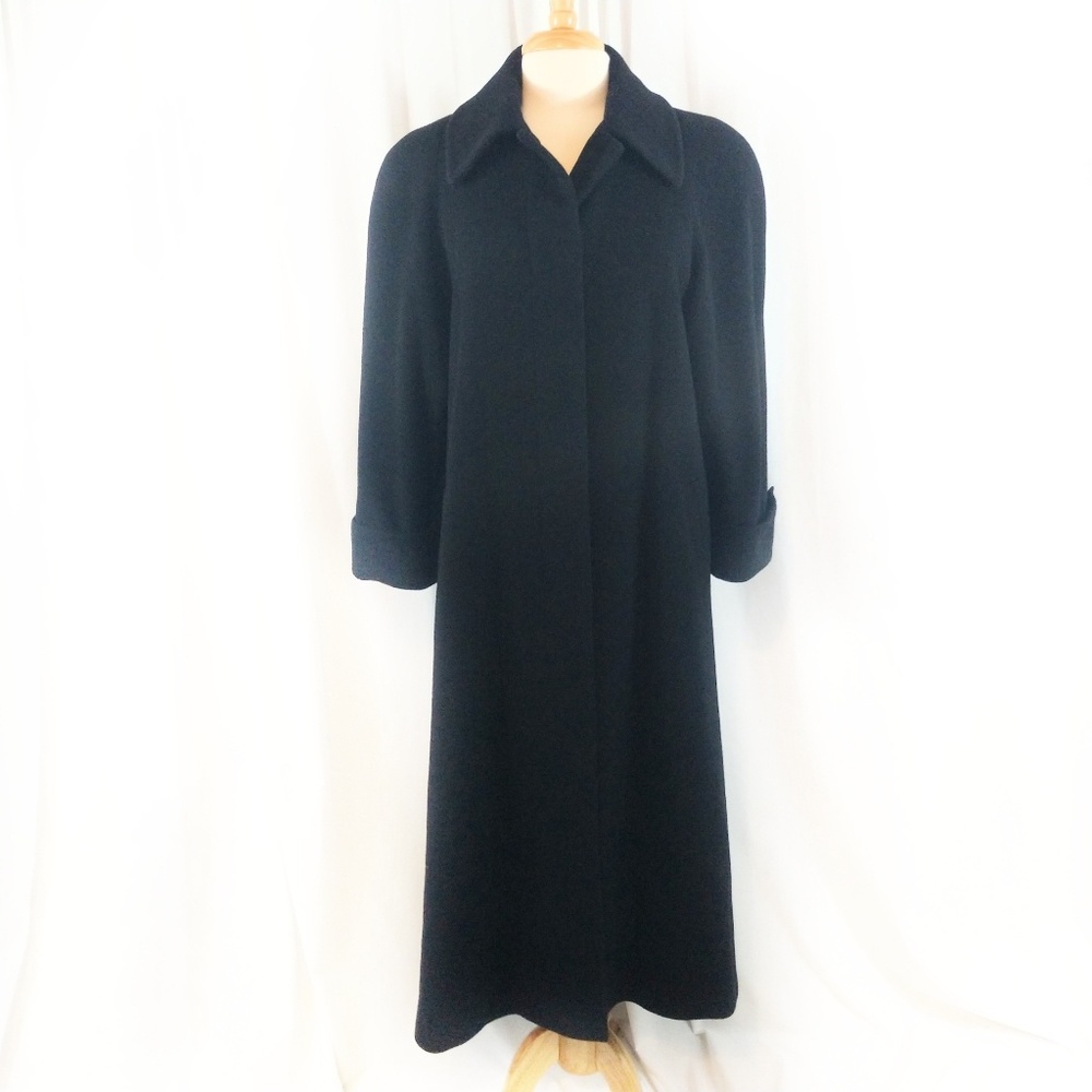 John Weitz Wool & Cashmere Petite Full Length Coat